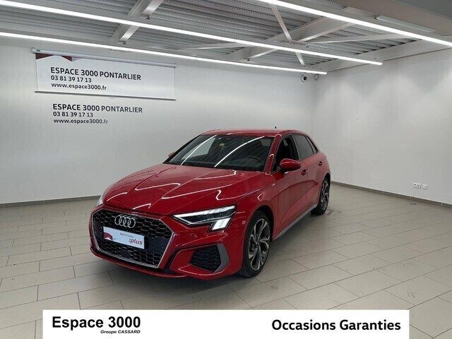 Rouge tango métallisé Utilisé 2022 Audi A3 S-Line | 30 770 € (Prix juste) - Image 1/4