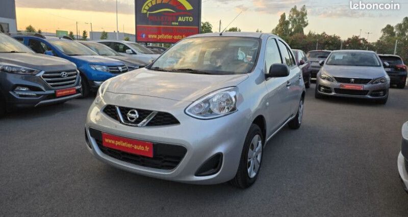 Gris Utilisé 2016 Nissan Micra Acenta Citadine | 7 890 € (Prix juste) - Image 1/4