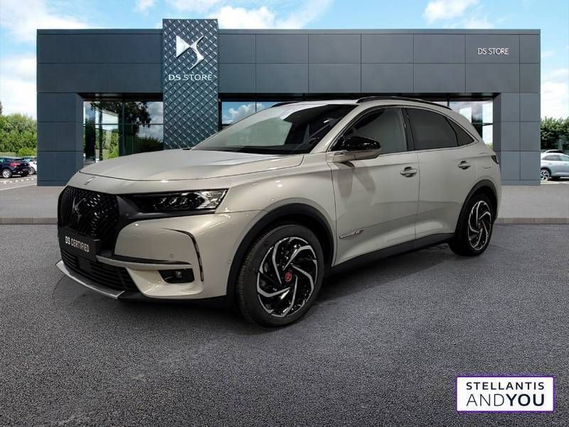 Gris Utilisé 2020 DS Automobiles DS7 Crossback Performance Line Plus SUV | 24 480 € (Super prix) - Image 1/3
