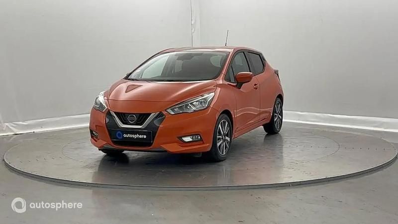 Orange Utilisé 2019 Nissan Micra Tekna Citadine | 14 299 € (Prix juste) - Image 1/4