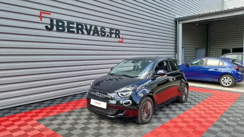 Noir Utilisé 2021 Fiat 500e Berline | 13 990 € (Super prix) - Image 1/4