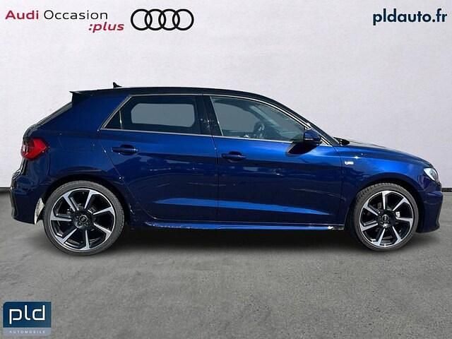 Occasion Audi A1 Sportback S-Line 150 ch (110 kW) 2024 Bleu navarre métallisé noir mythe métallisé Citadine