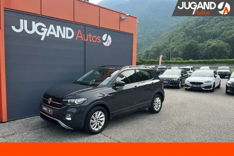 Gris Utilisé 2019 VW T-Cross LOUNGE SUV | 15 480 € (Prix juste) - Image 1/4