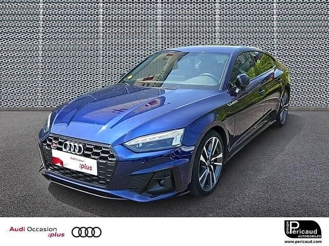 Bleu navarre métallisé Occasion 2022 Audi S5 Sportback Sport Citadine | 51 990 € - Image 1/4