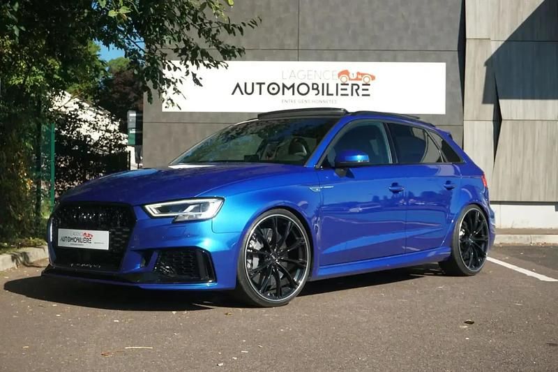 Occasion Audi RS3 Sport 500 ch (367 kW) 2018 Bleu Berline