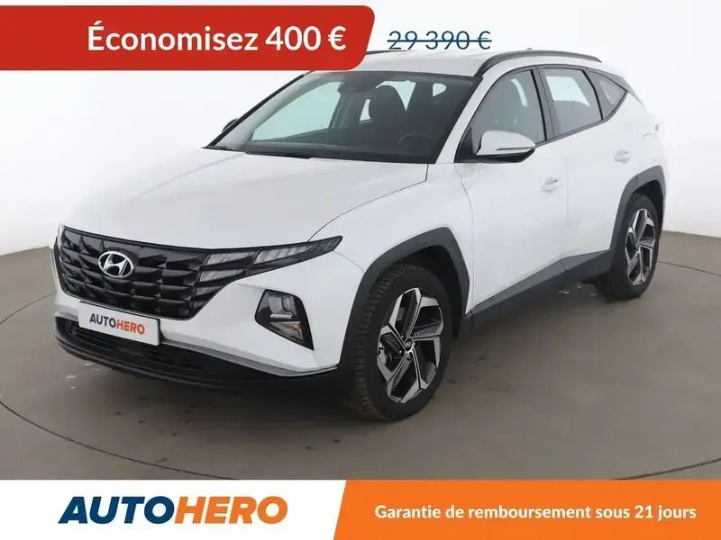 Blanc Utilisé 2021 Hyundai Tucson SUV | 28 290 € (Prix juste) - Image 1/2