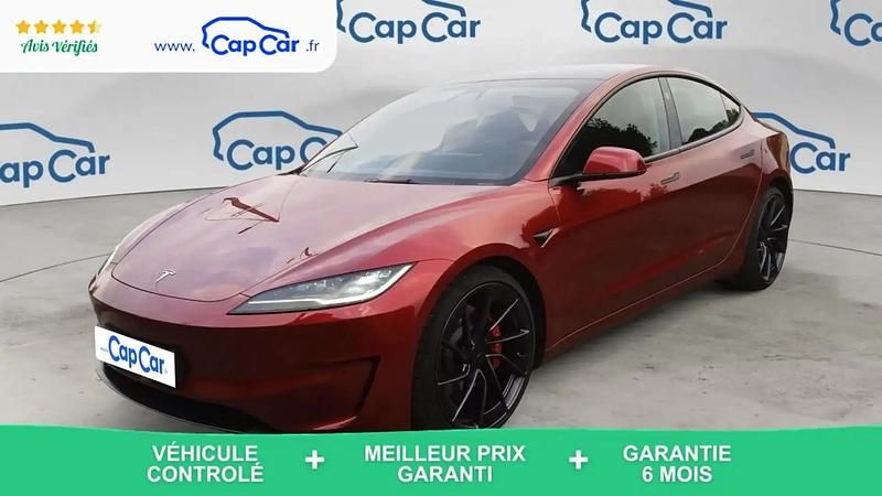 Rouge Utilisé 2024 Tesla Model 3 Performance Berline | 48 990 € - Image 1/4