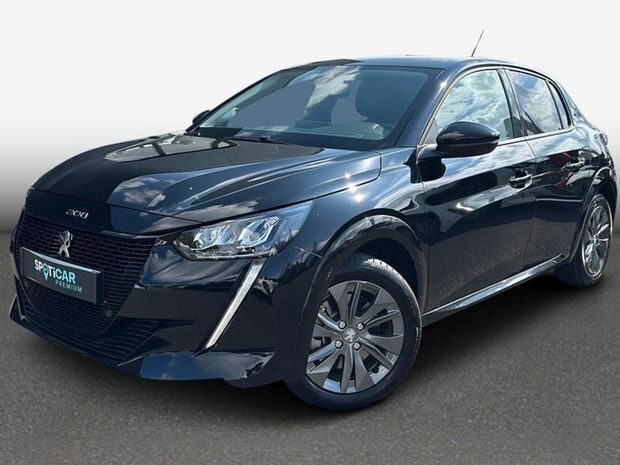 Noir Utilisé 2022 Peugeot e-208 Allure Citadine | 17 150 € (Prix juste) - Image 1/4