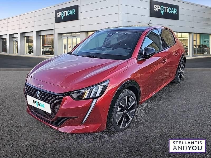 Rouge Utilisé 2021 Peugeot e-208 GT Citadine | 14 490 € (Prix juste) - Image 1/4