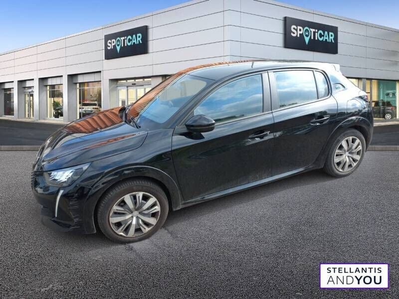 Noir Utilisé 2020 Peugeot e-208 Business-Line Citadine | 14 790 € (Prix juste) - Image 1/4