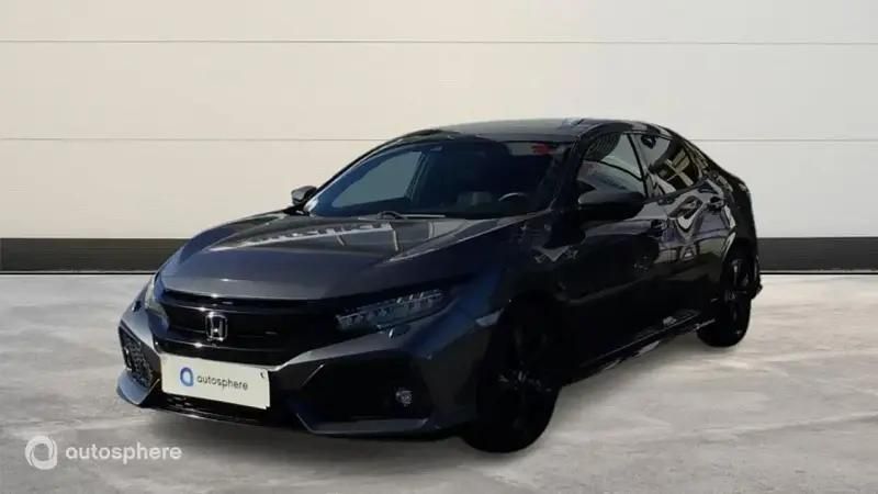 Gris Utilisé 2017 Honda Civic Sport Plus Berline | 17 990 € (Super prix) - Image 1/4