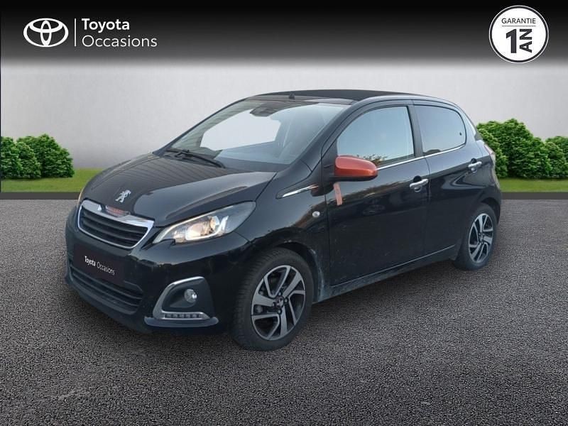 Noir caldera (m) Occasion 2019 Peugeot 108 Roland Garros Citadine | 9 990 € (Prix juste) - Image 1/4