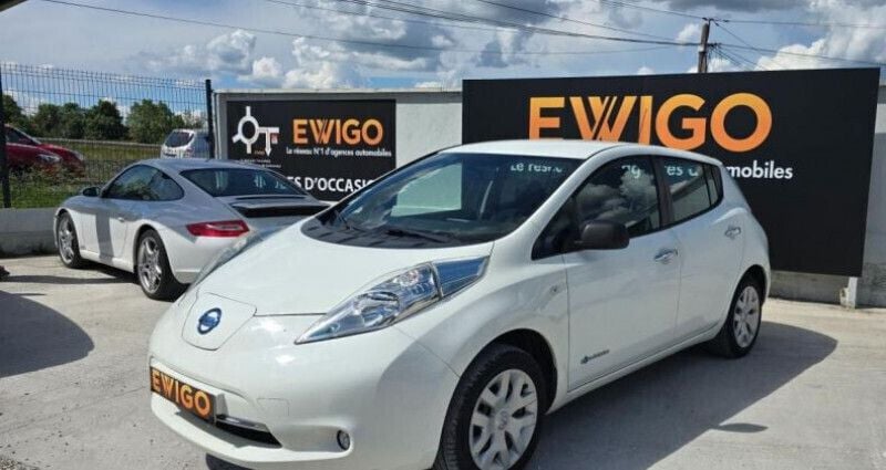 Blanc Utilisé 2016 Nissan Leaf Citadine | 6 489 € (Prix juste) - Image 1/4