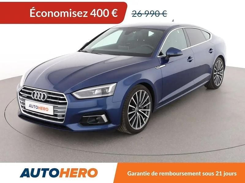 Bleu Utilisé 2017 Audi A5 S-Line Coupé | 26 590 € (Prix juste) - Image 1/2