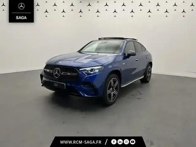 Occasion Mercedes GLC300e AMG line Plus 2025 Bleu Coupé