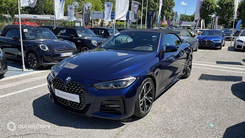 Blanc Utilisé 2022 BMW 420 M Sport Cabriolet | 38 999 € (Prix juste) - Image 1/4