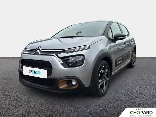 Gris Utilisé 2023 Citroën C3 PureTech Citadine | 12 989 € (Prix juste) - Image 1/4