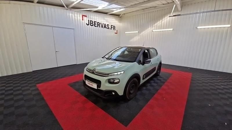 Bleu Occasion 2018 Citroën C3 Feel Berline | 8 890 € - Image 1/4
