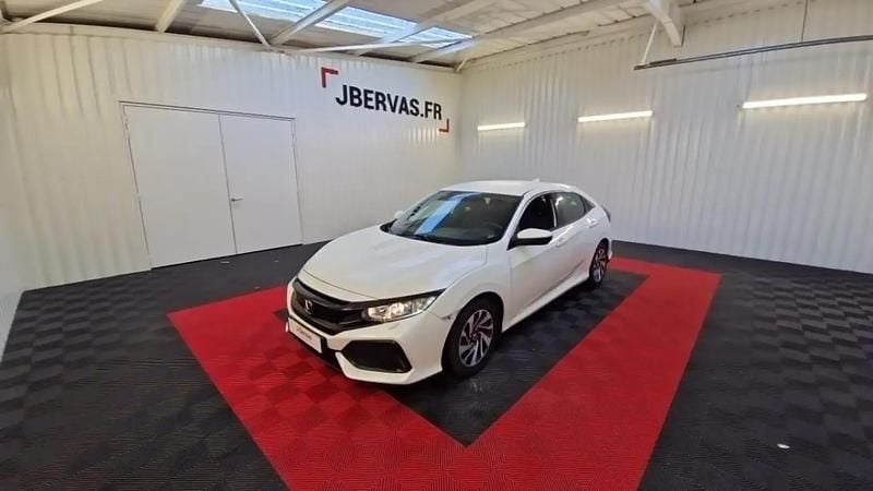 Blanc Occasion 2018 Honda Civic Elegance Berline | 14 990 € (Bon prix) - Image 1/4