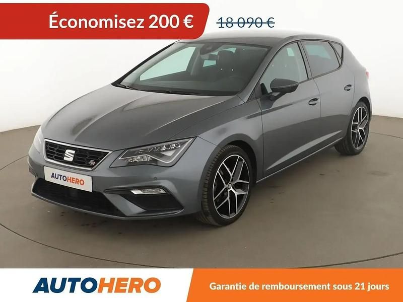 Gris Utilisé 2018 Seat Leon FR Berline | 17 890 € (Prix juste) - Image 1/2