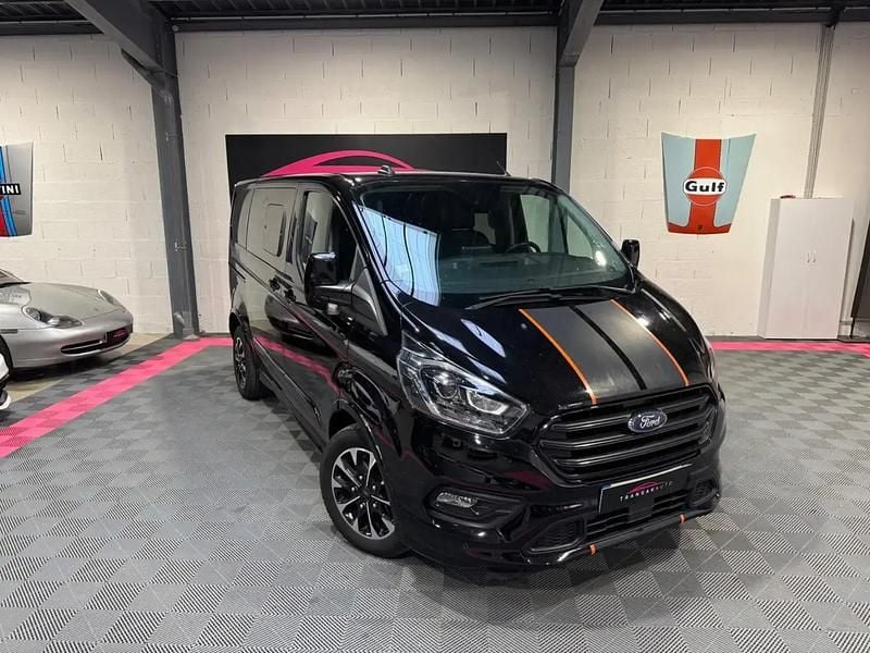 Noir Utilisé 2021 Ford Transit Custom Sport Monospace | 33 990 € (Bon prix) - Image 1/4