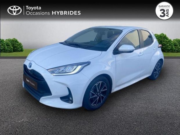 Blanc Utilisé 2022 Toyota Yaris Hybrid Design | 19 990 € (Super prix) - Image 1/4