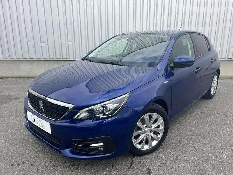 Bleu Utilisé 2018 Peugeot 308 Style Berline | 9 222 € (Bon prix) - Image 1/4
