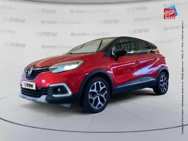 Rouge flamme/noir etoilé Occasion 2019 Renault Captur Intens SUV | 14 999 € (Prix juste) - Image 1/4