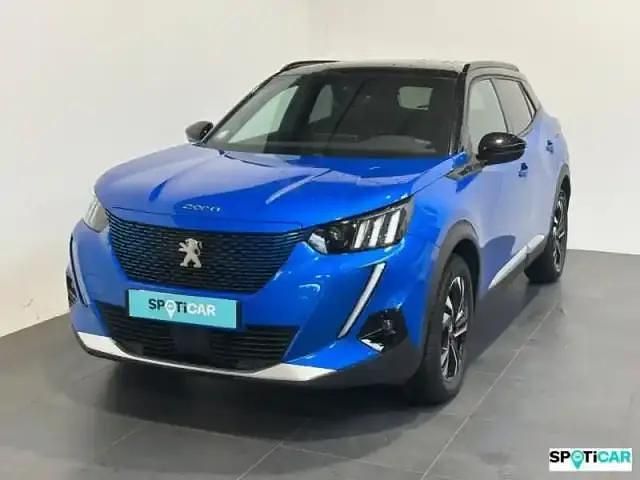 Bleu Occasion 2022 Peugeot e-2008 GTi SUV | 19 990 € (Prix juste) - Image 1/4