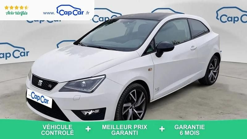 Blanc Utilisé 2014 Seat Ibiza Citadine | 6 999 € (Prix juste) - Image 1/4