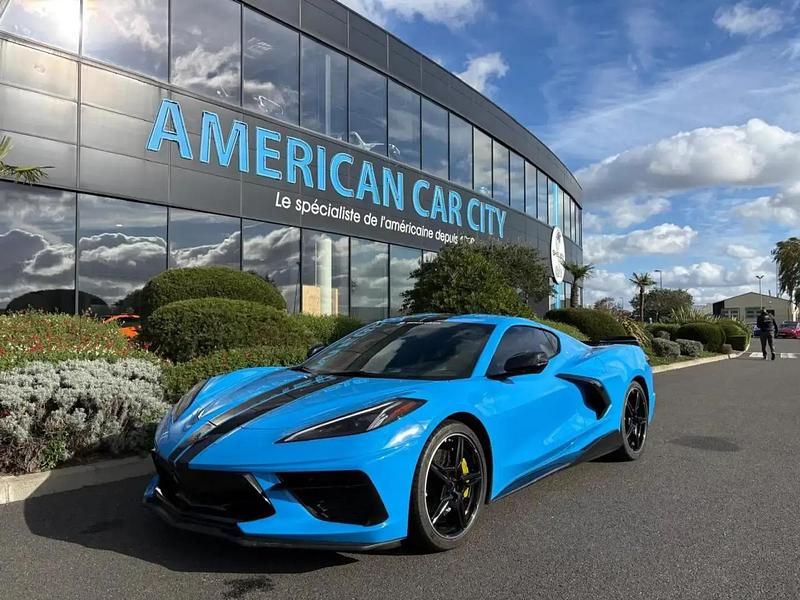 Bleu Occasion 2020 Chevrolet Corvette Coupé | 114 990 € - Image 1/4