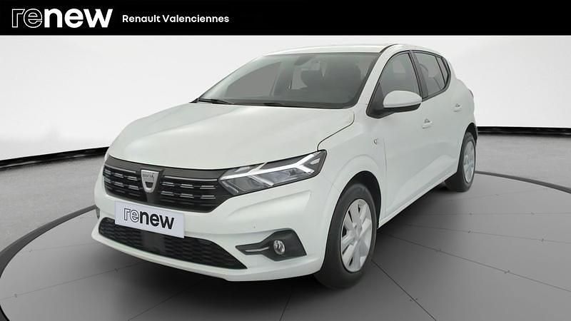 Blanc Utilisé 2022 Dacia Sandero Comfort Citadine | 12 499 € (Prix juste) - Image 1/4