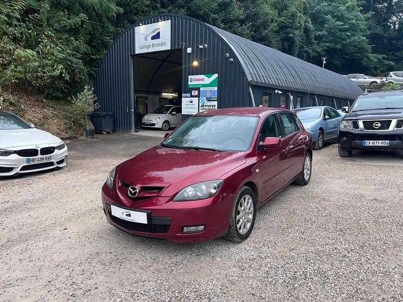 Rouge Utilisé 2008 Mazda 3 Berline | 5 500 € - Image 1/4