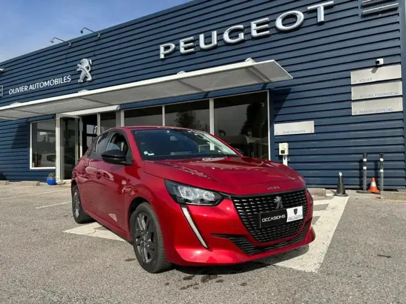 Rouge Utilisé 2022 Peugeot 208 Style Citadine | 13 390 € (Prix assez cher) - Image 1/4