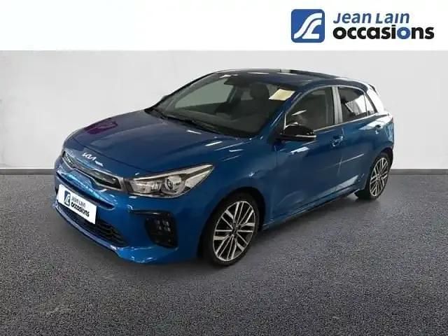 Bleu Occasion 2022 Kia Rio Berline | 18 290 € (Prix juste) - Image 1/4