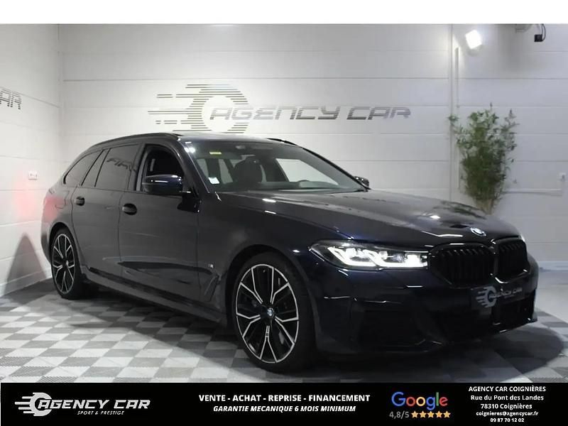 Bleu Utilisé 2021 BMW 530 Sport Line Break | 47 999 € (Prix cher) - Image 1/4