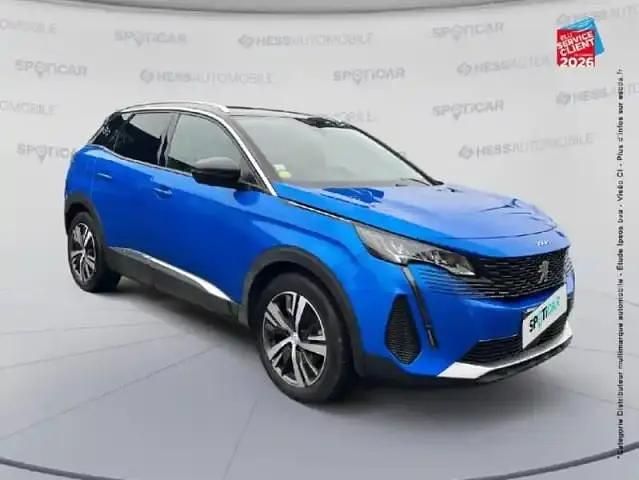 Occasion Peugeot 3008 Allure 133 ch (97 kW) 2021 Bleu SUV