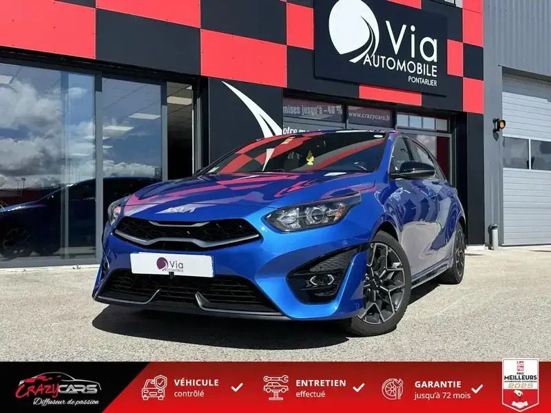 Bleu Utilisé 2021 Kia Ceed GT GT-Line Berline | 20 990 € (Prix cher) - Image 1/4