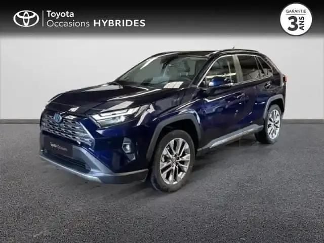 Bleu Occasion 2024 Toyota RAV4 Hybrid Lounge SUV | 41 490 € (Prix juste) - Image 1/4