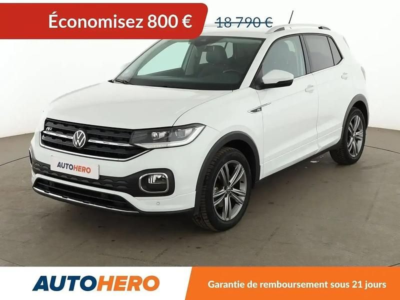 Blanc Utilisé 2020 VW T-Cross R-line SUV | 17 990 € (Prix juste) - Image 1/2