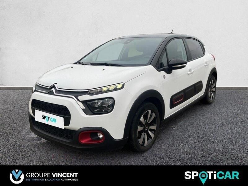 Blanc Utilisé 2021 Citroën C3 PureTech Citadine | 12 490 € (Prix assez cher) - Image 1/3