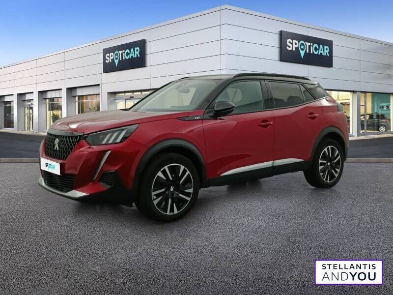 Rouge Utilisé 2022 Peugeot 2008 GT SUV | 18 990 € (Bon prix) - Image 1/4