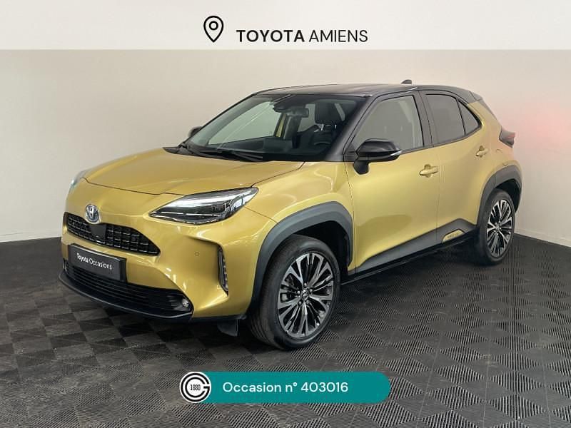 Beige Occasion 2022 Toyota Yaris Hybrid | 23 990 € (Prix juste) - Image 1/4