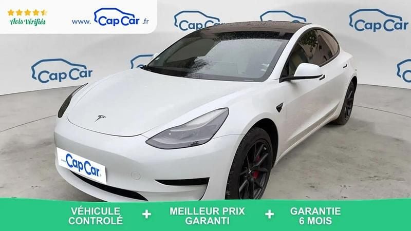 Blanc Occasion 2021 Tesla Model 3 Standard Range Berline | 19 040 € (Prix juste) - Image 1/4
