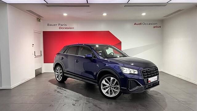 Bleu navarre métallisé Utilisé 2022 Audi Q2 S-line plus SUV | 34 980 € (Prix assez cher) - Image 1/4