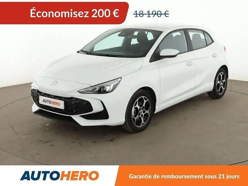 Blanc Occasion 2024 MG MG3 Comfort Citadine | 17 990 € (Prix juste) - Image 1/2