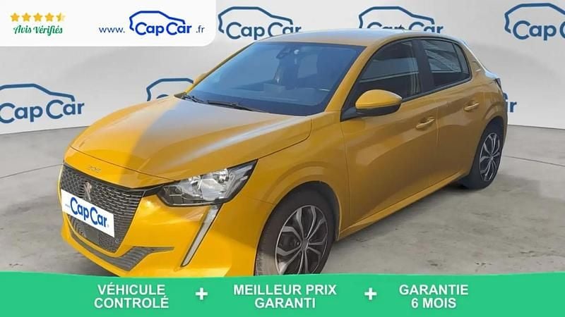 Jaune Utilisé 2020 Peugeot 208 Active Citadine | 9 990 € (Bon prix) - Image 1/4