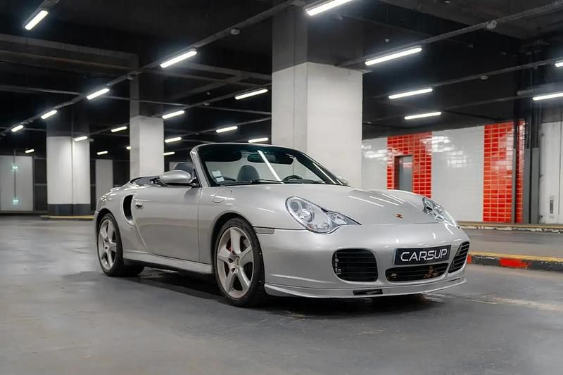 Occasion Porsche 996 Turbo 420 ch (308 kW) 2004 Argent Cabriolet
