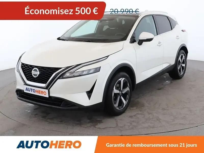 Blanc Utilisé 2021 Nissan Qashqai N-Connecta SUV | 19 890 € (Prix juste) - Image 1/2