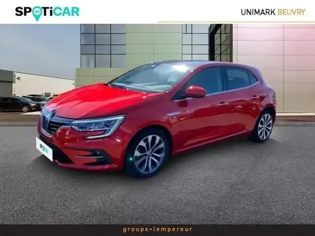 Rouge flamme Utilisé 2022 Renault Mégane IV Techno Berline | 19 491 € (Prix juste) - Image 1/4